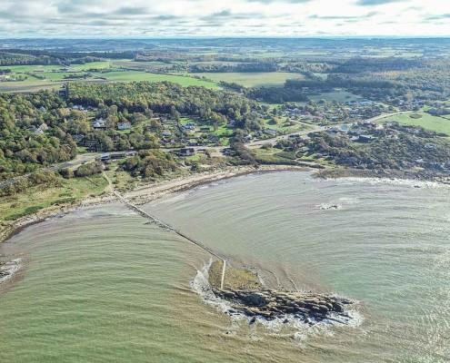 Flygbild över Steninge