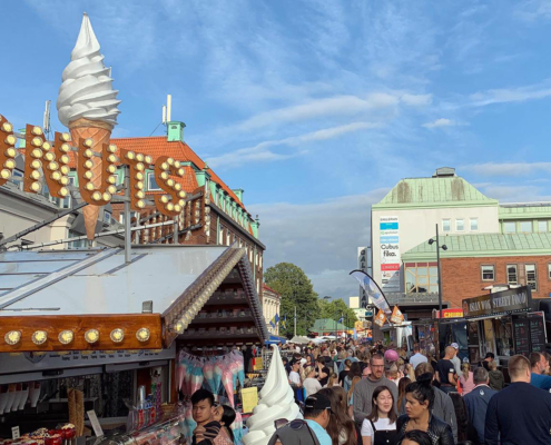 Stadsfest i Halmstad centrum
