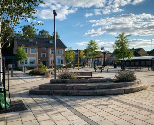 Getinge centrum, torg