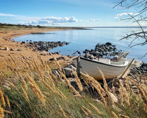 Båt vid havet