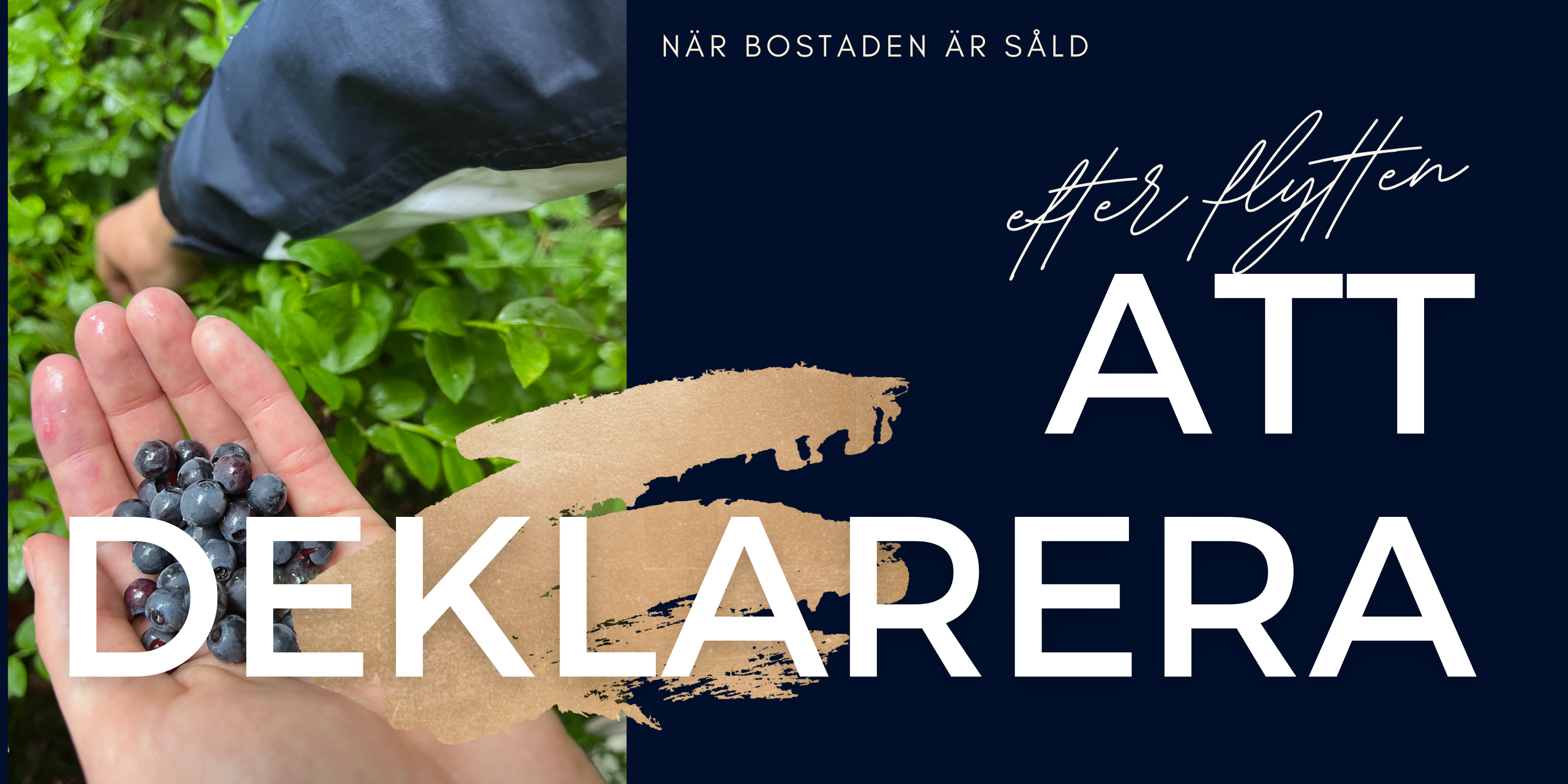 att deklarera bostadsförsäljningen