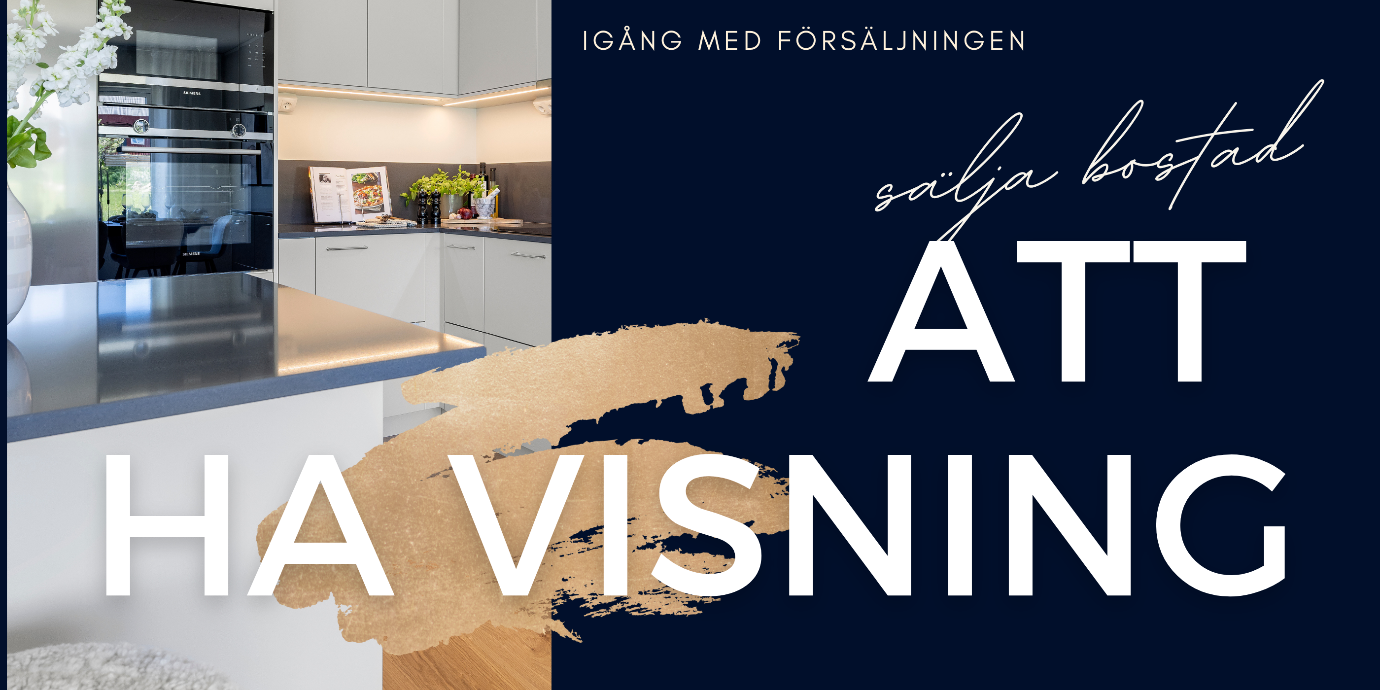 att visa en bostad till salu